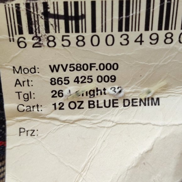 NWT Replay Janice jeans baggy blue women's size 26x32 - Picture 10 of 14